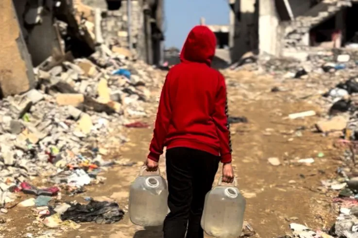 حملة سقيا المياه لأهالي غزة