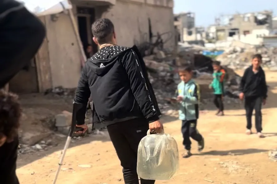 حملة سقيا المياه لأهالي غزة